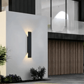 Luminária externa LED resistente à água para parede