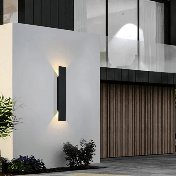 Luminária externa LED resistente à água para parede