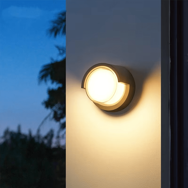 Luminária externa Lucy com Detecção de Movimento Círculo 1