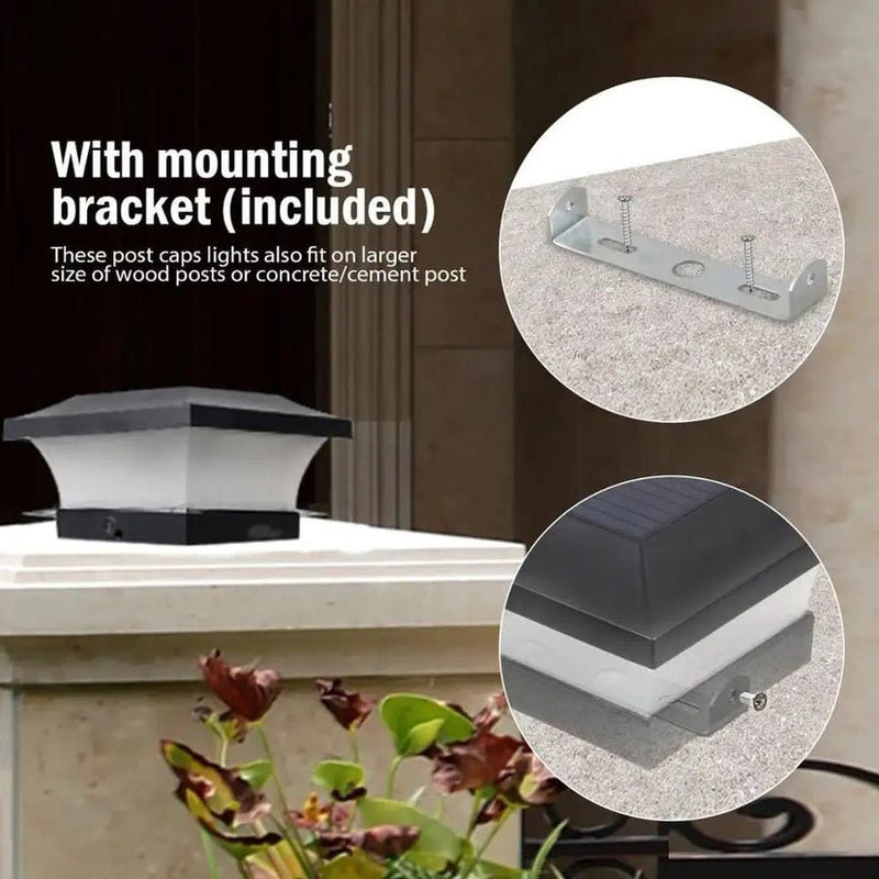 Luminária externa Nugee Short | Luminária solar para ambientes externos