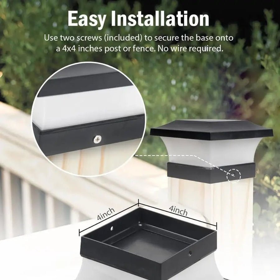 Luminária externa Nugee Short | Luminária solar para ambientes externos