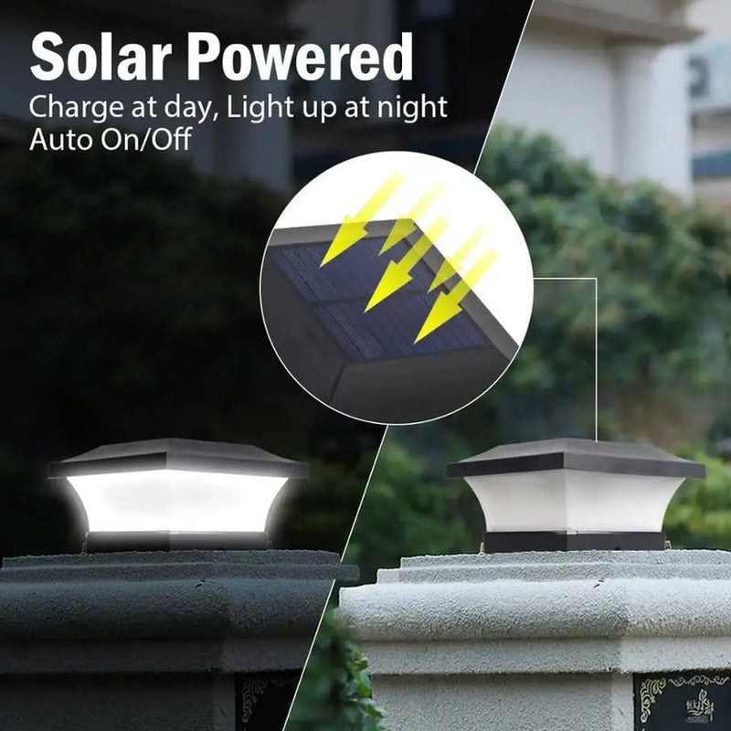 Luminária externa Nugee Short | Luminária solar para ambientes externos