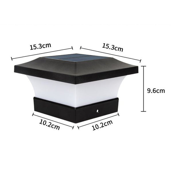 Luminária externa Nugee Short | Luminária solar para ambientes externos