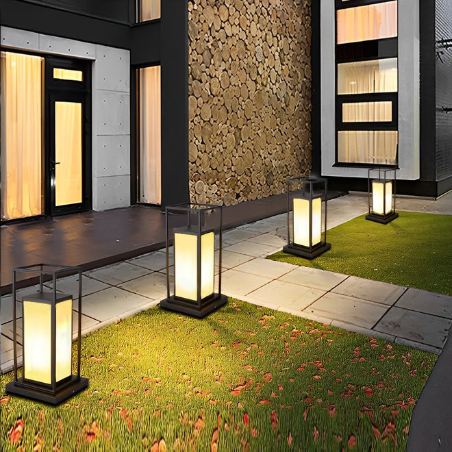Luminária externa - Poste Solar LED Resistente à Água com Tecnologia Lumosolar Com fio 50,038 cm