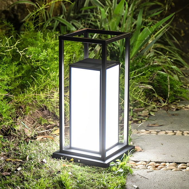 Luminária externa - Poste Solar LED Resistente à Água com Tecnologia Lumosolar