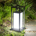 Luminária externa - Poste Solar LED Resistente à Água com Tecnologia Lumosolar
