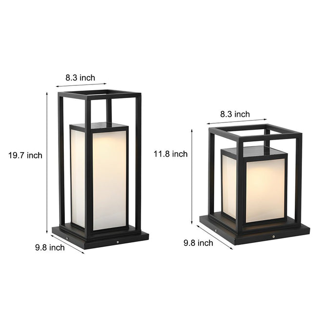 Luminária externa - Poste Solar LED Resistente à Água com Tecnologia Lumosolar