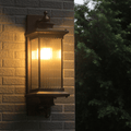 Luminária externa Retangular Vintage para Áreas Externas