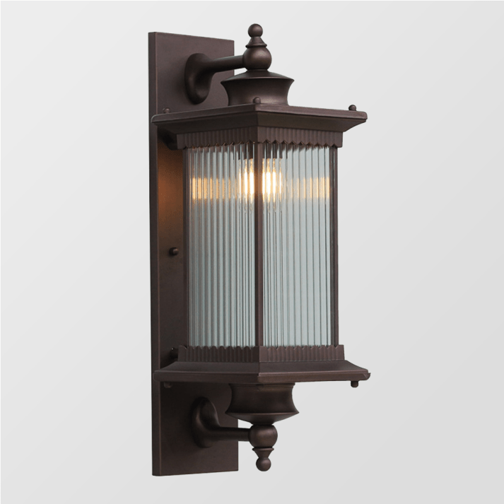 Luminária externa Retangular Vintage para Áreas Externas