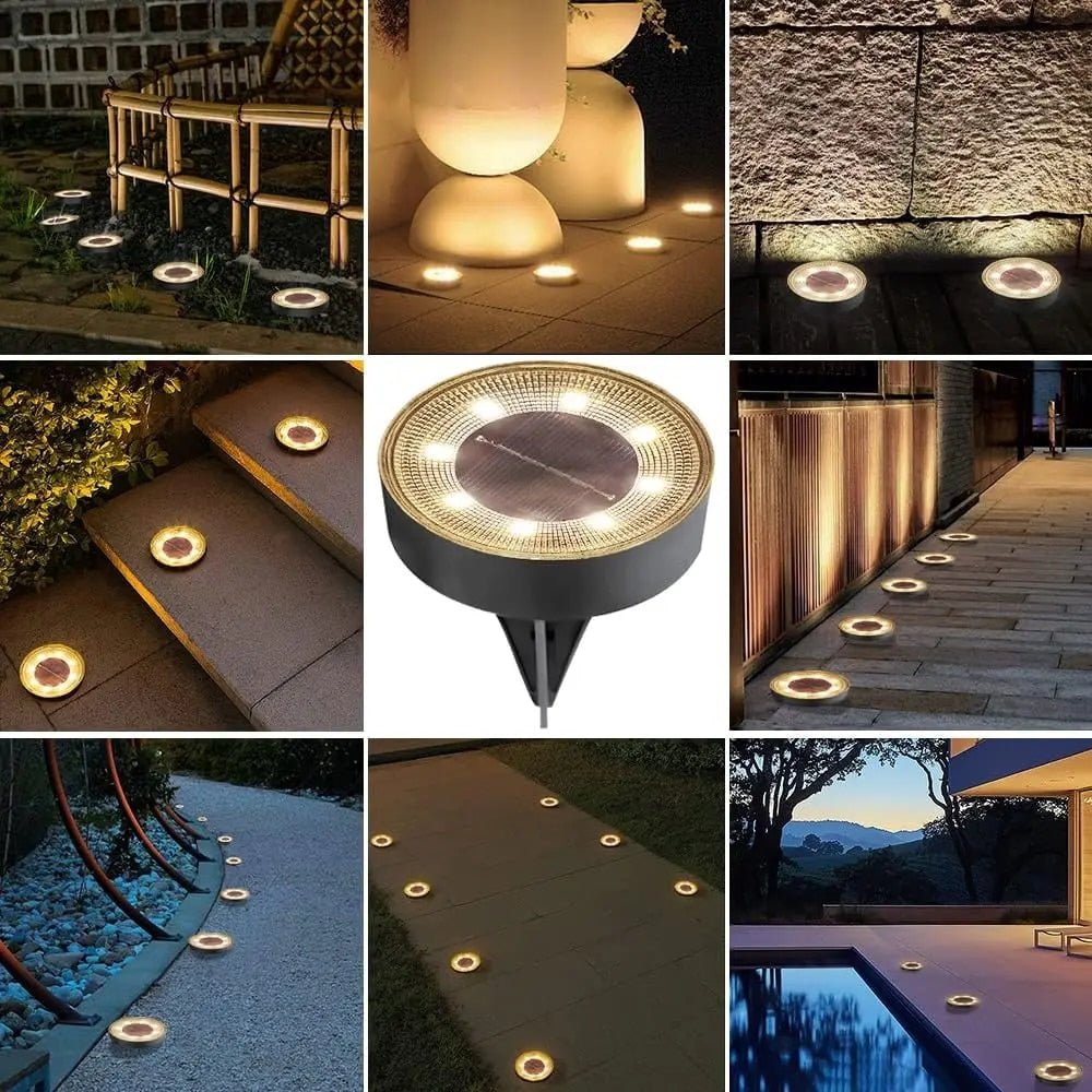 Luminária externa Sconeys™ | Iluminação solar resistente à água