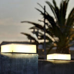 Luminária externa Solar Plana