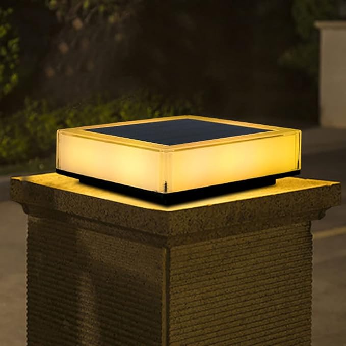 Luminária externa Solar Plana