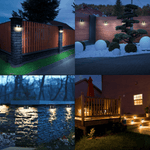 Luminária externa Solar com LED