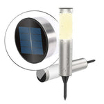 Luminária externa SolarGlo™ - Iluminação para jardim solar resistente à água Prata Luz quente 1 Unid.