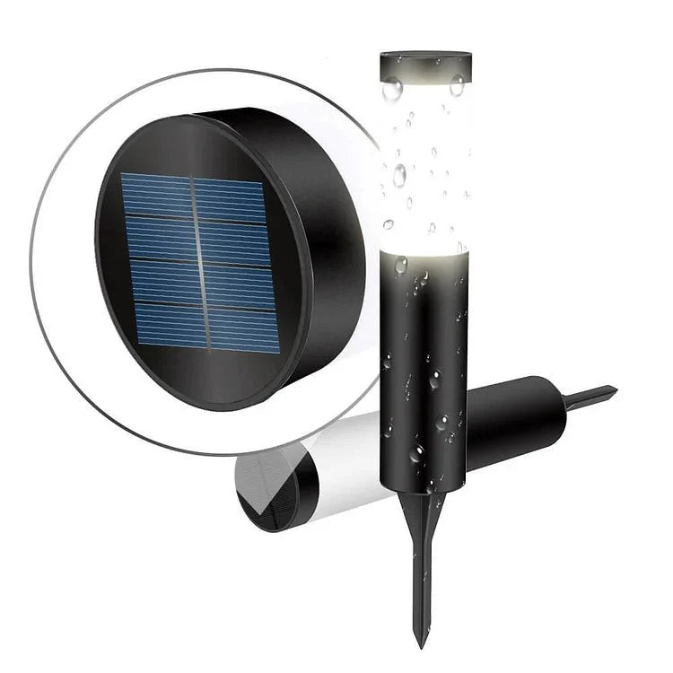 Luminária externa SolarGlo™ - Iluminação para jardim solar resistente à água Preto Luz branca 1 Unid.
