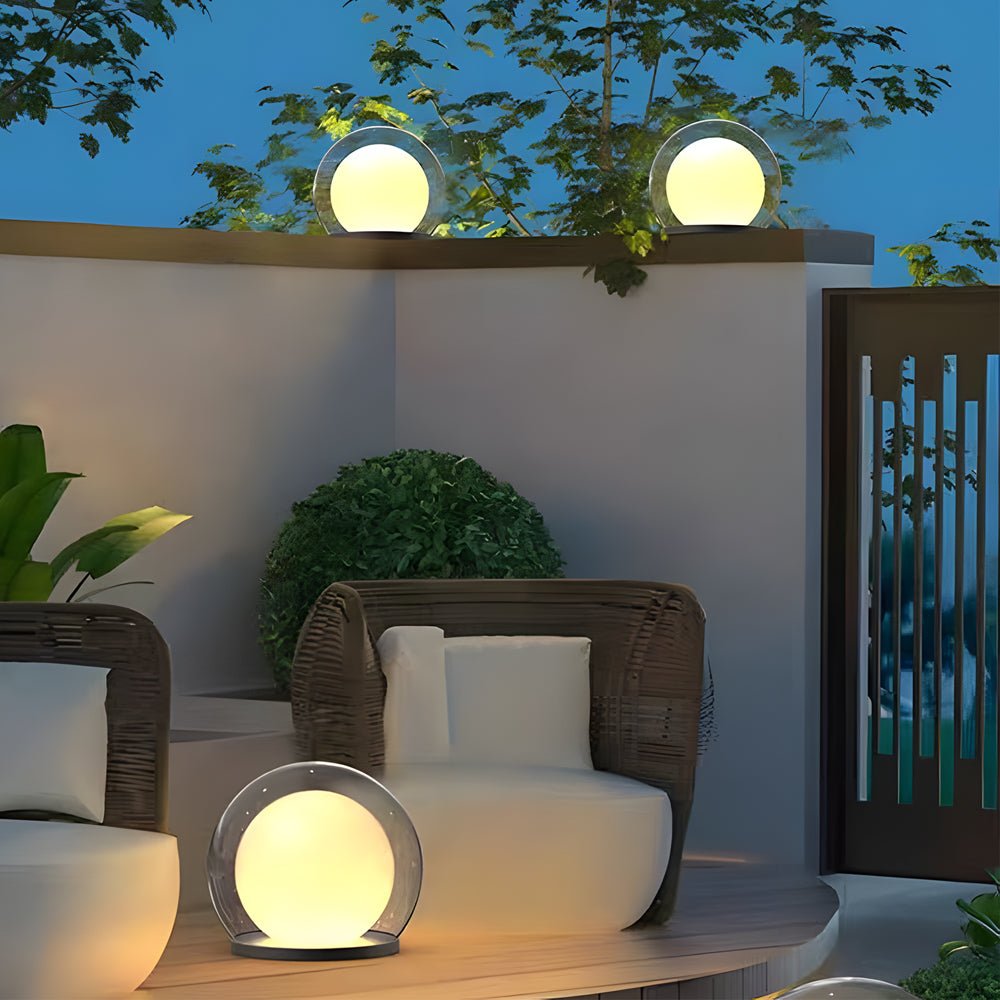 Luminária externa Zuillamp para áreas externas Com fio Branco