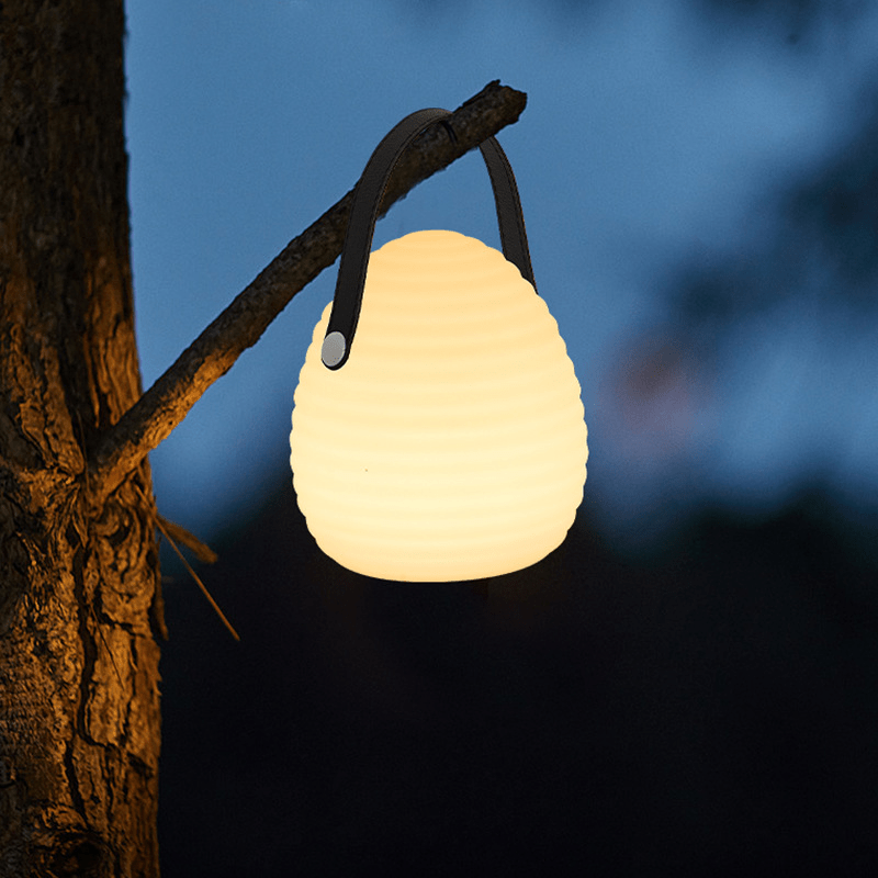 Luminária externa contemporânea