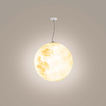Luminária externa contemporânea Elif Lustre Dourado em Metal e Resina