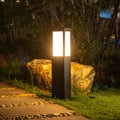 Luminária externa contemporânea solar Médio