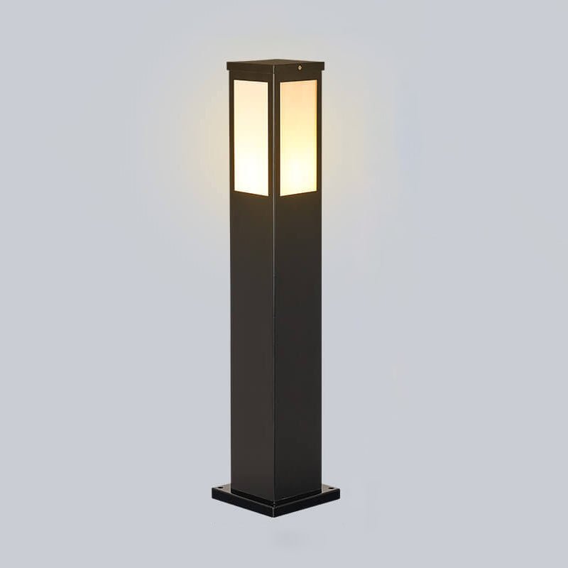 Luminária externa contemporânea solar