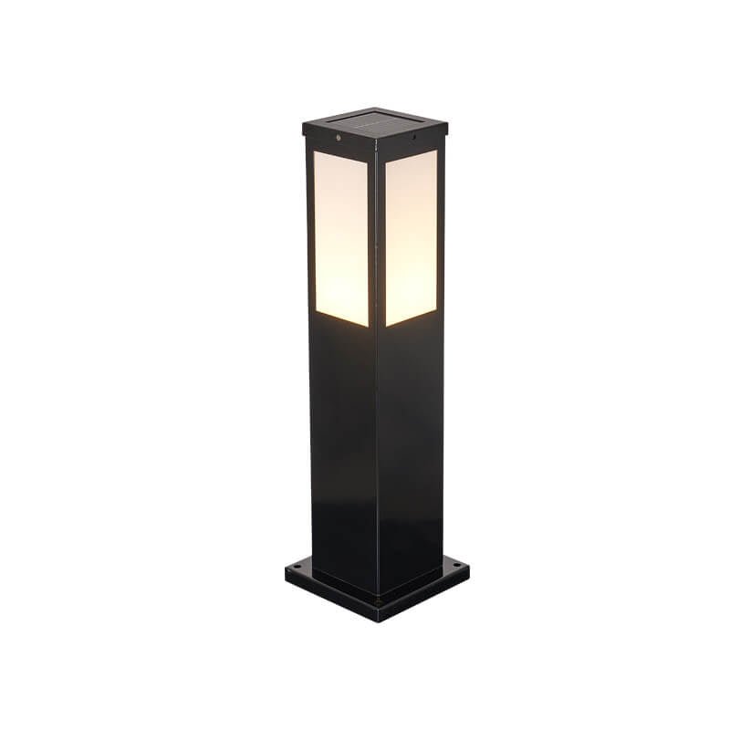 Luminária externa contemporânea solar