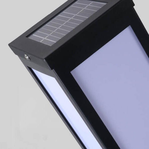 Luminária externa contemporânea solar