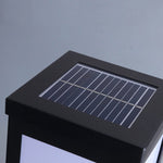 Luminária externa contemporânea solar