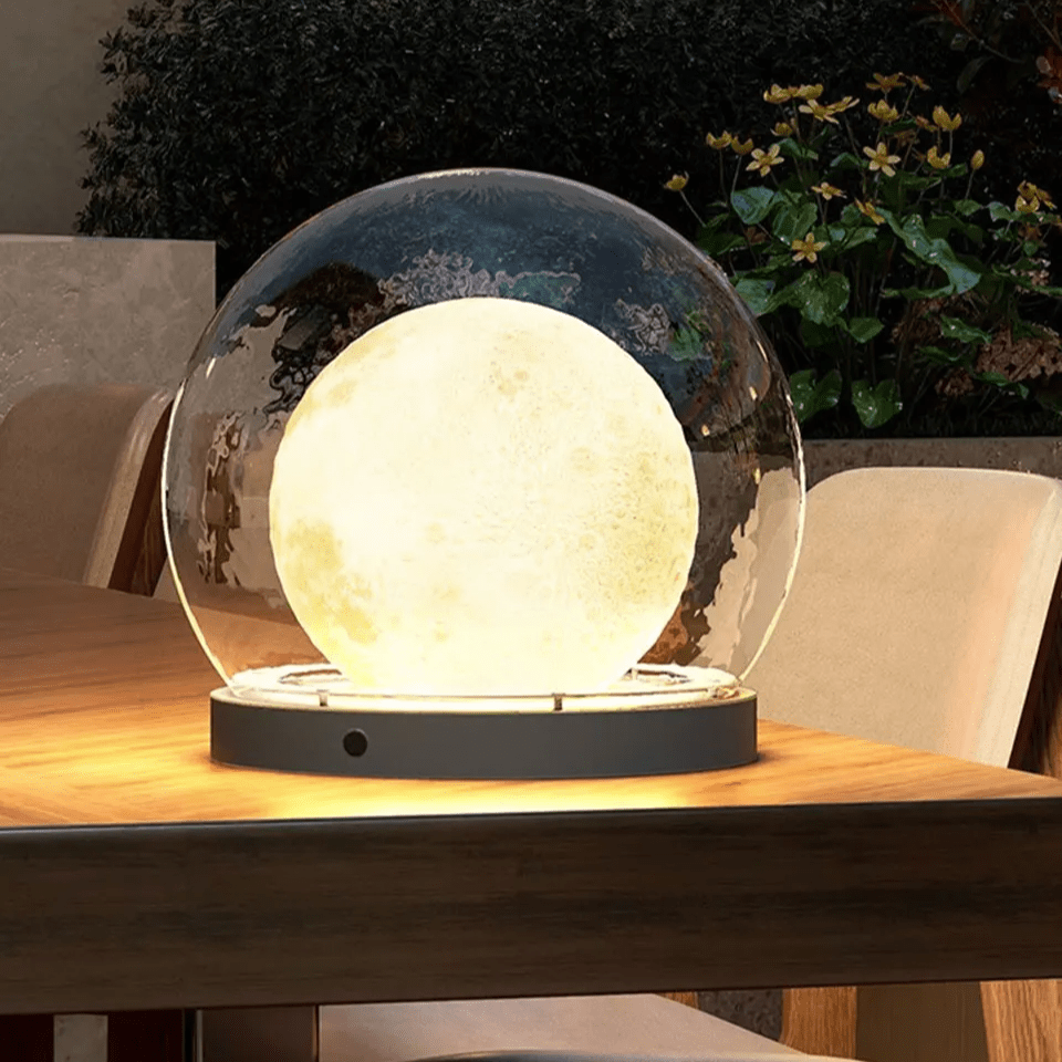 Luminária externa de Iluminação Vertical GrandeDiâmetro 40cm (15.74") Estilo Lua