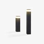 Luminária externa de LED retangular em metal da Orr Industrie Design