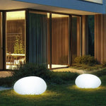 Luminária externa de Pedra de Jardim Grande (movido a energia solar)