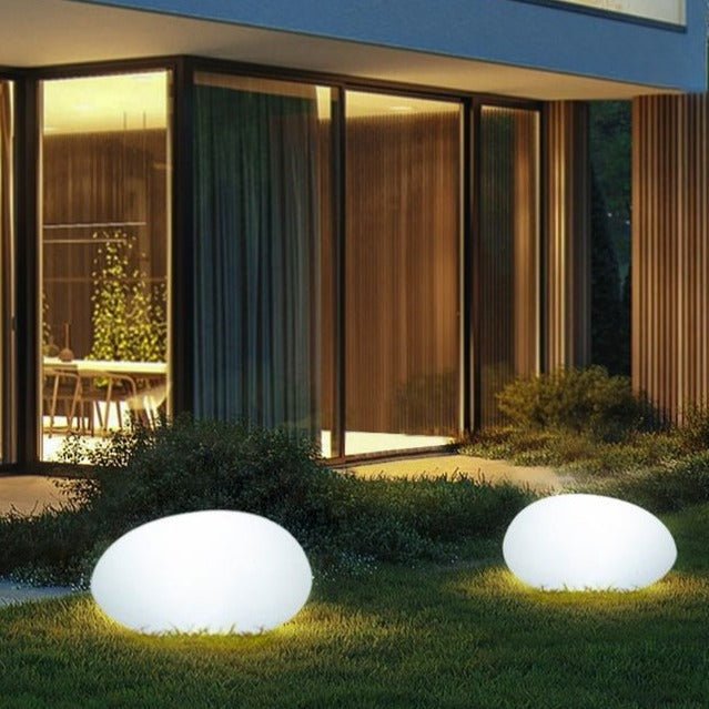 Luminária externa de Pedra de Jardim
