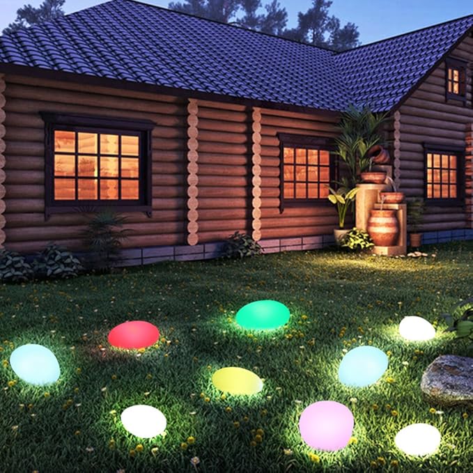 Luminária externa de Pedra de Jardim