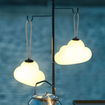 Luminária externa de Pendurar LED Minori Design Nuvem Branca em Metal/Acrílico para Jardim B