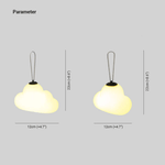 Luminária externa de Pendurar LED Minori Design Nuvem Branca em Metal/Acrílico para Jardim