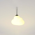 Luminária externa de Pendurar LED Minori Design Nuvem Branca em Metal/Acrílico para Jardim