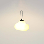 Luminária externa de Pendurar LED Minori Design Nuvem Branca em Metal/Acrílico para Jardim