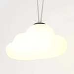 Luminária externa de Pendurar LED Minori Design Nuvem Branca em Metal/Acrílico para Jardim