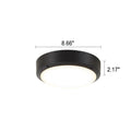 Luminária externa de alumínio LED embutida, redonda e resistente à água para áreas externas.