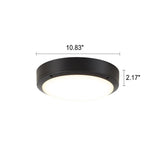 Luminária externa de alumínio LED embutida, redonda e resistente à água para áreas externas.