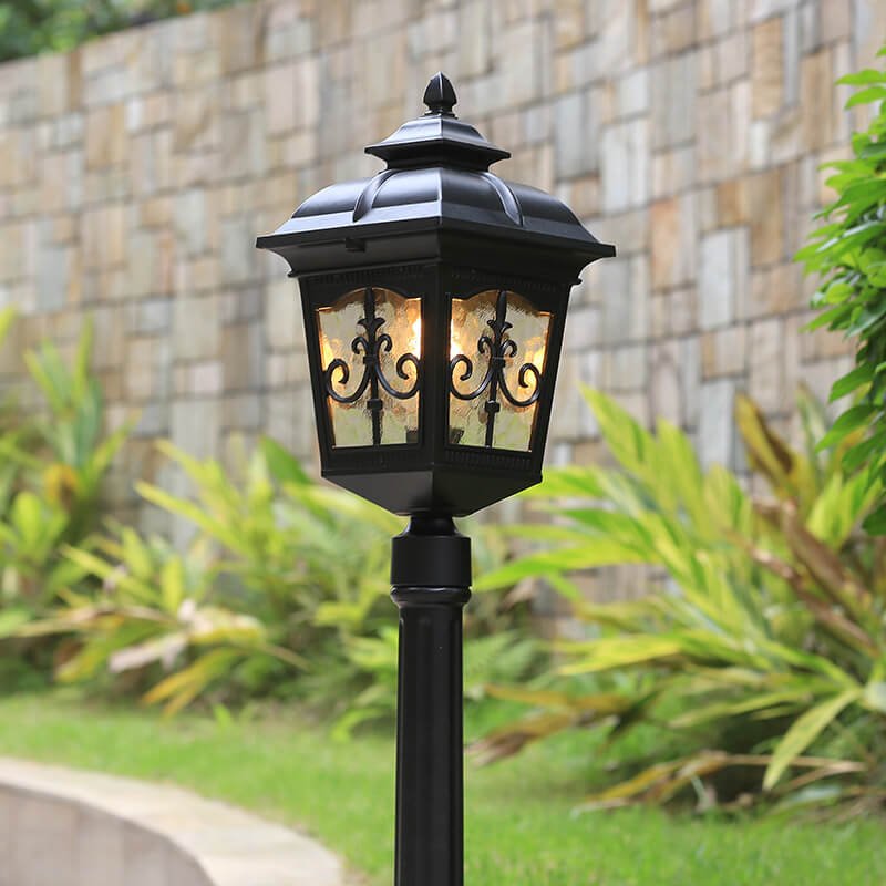 Luminária externa de jardim industrial resistente à água