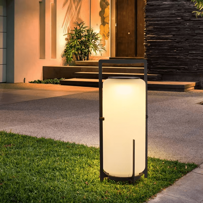 Luminária externa de jardim solar Grande- Diâmetro 23cm x A54cm ø9.06" x A21.26"