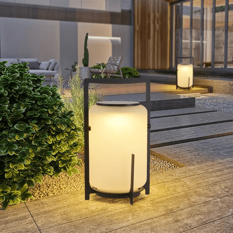 Luminária externa de jardim solar Médio- Diâmetro 23cm x A39cm ø9.06" x A15.35"