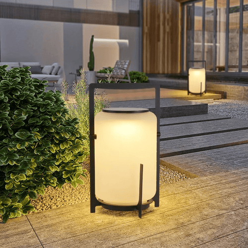 Luminária externa de jardim solar Médio- Diâmetro 23cm x A39cm ø9.06" x A15.35"