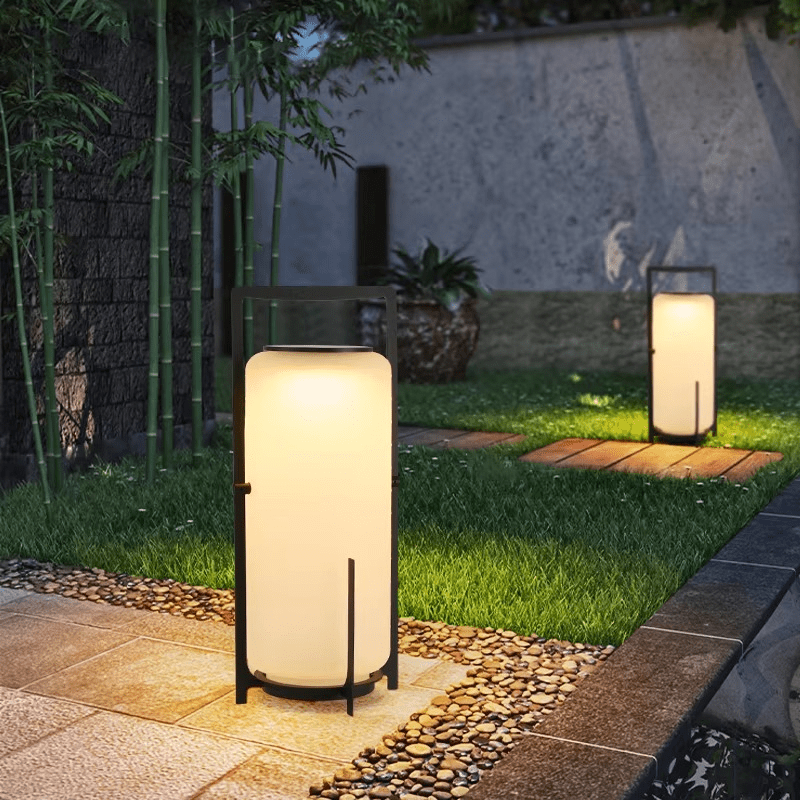Luminária externa de jardim solar