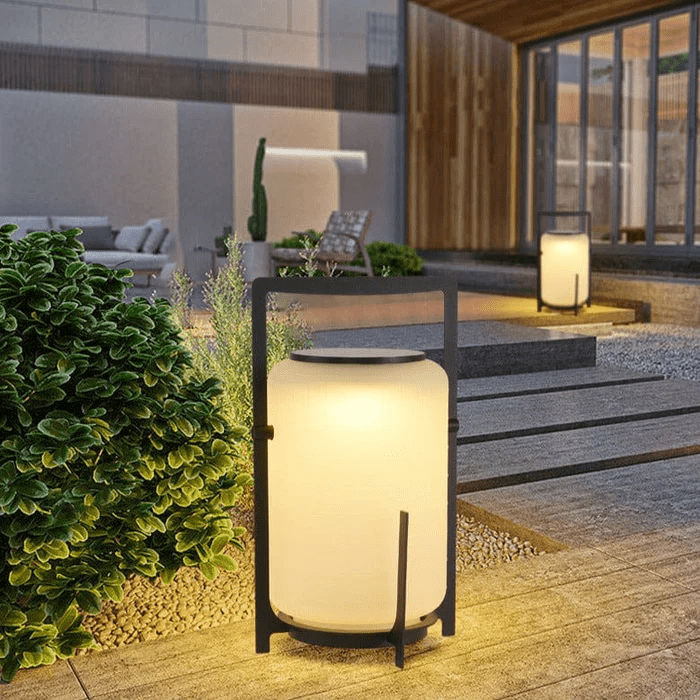 Luminária externa de jardim solar