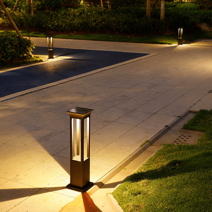 Luminária externa de luz solar Nimbus para trilhos
