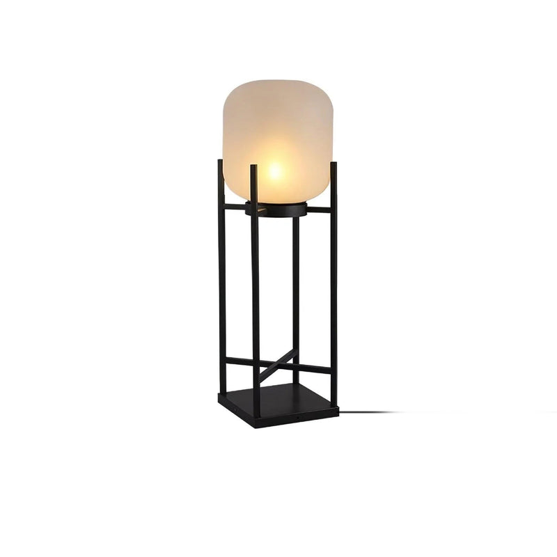 Luminária externa de piso solar para áreas externas ∅ 9.0″ x L 9.0″ x A 29.5″ Diâmetro 23cm x Largura 23cm x Altura 75cm Versão com fio