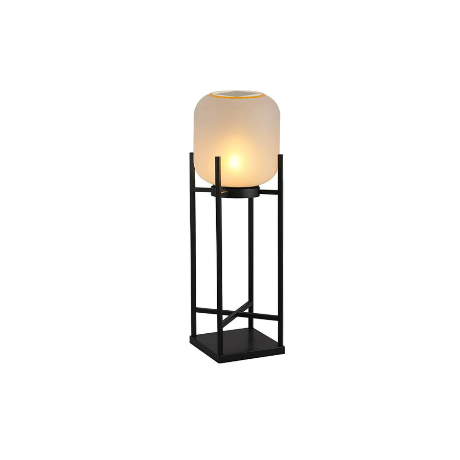 Luminária externa de piso solar para áreas externas ∅ 9.0″ x L 9.0″ x A 29.5″ Diâmetro 23cm x Largura 23cm x Altura 75cm Versão solar