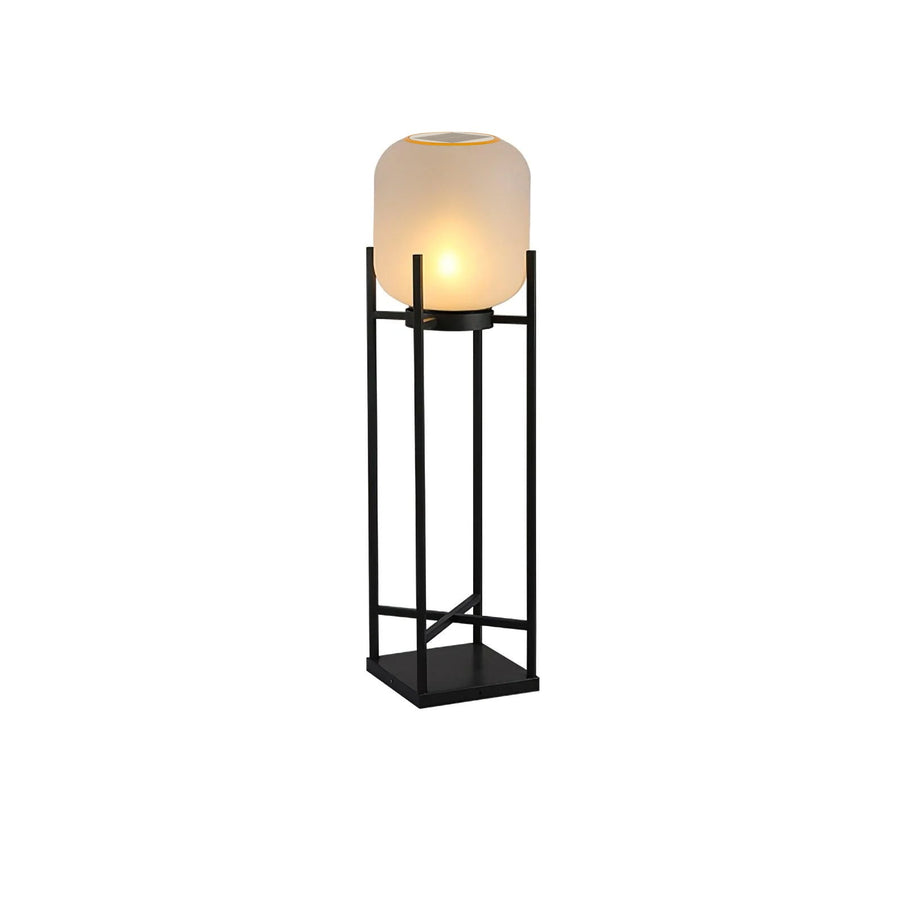 Luminária externa de piso solar para áreas externas