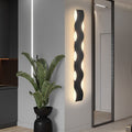 Luminária externa em formato ondulado para parede 14W: 40x10x4.5cm (15.75" x 3.94" x 1.77")
